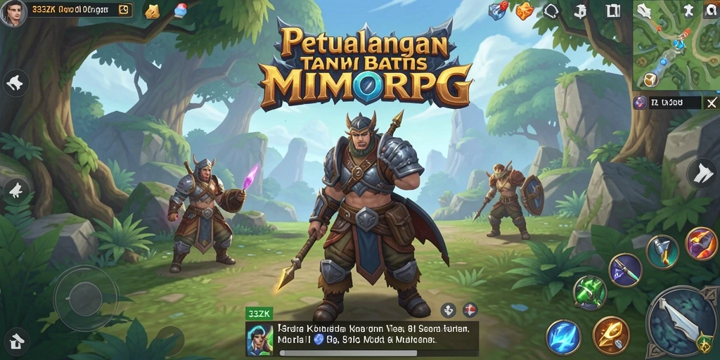 Screenshot gameplay 33ZK menampilkan pertarungan epik dan grafik yang menakjubkan.