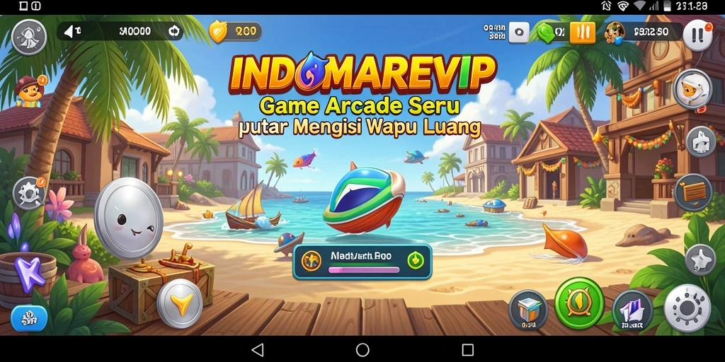 Tampilan gameplay seru INDOMAREVIP dengan banyak tantangan.