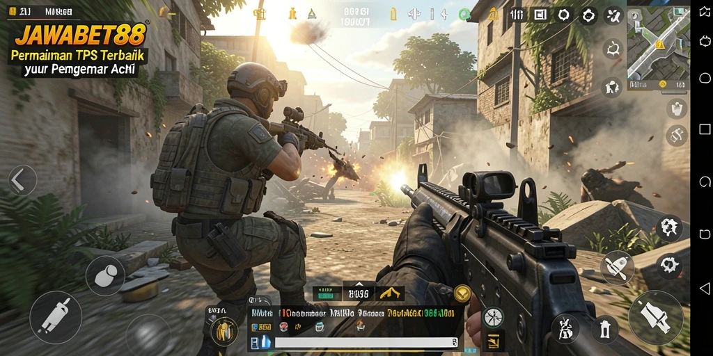 Tampilan gameplay seru dan menegangkan di JAWABET88.