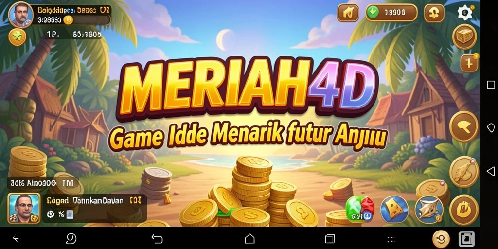 Tampilan gameplay <strong>MERIAH4D</strong> yang menarik dan penuh warna.
