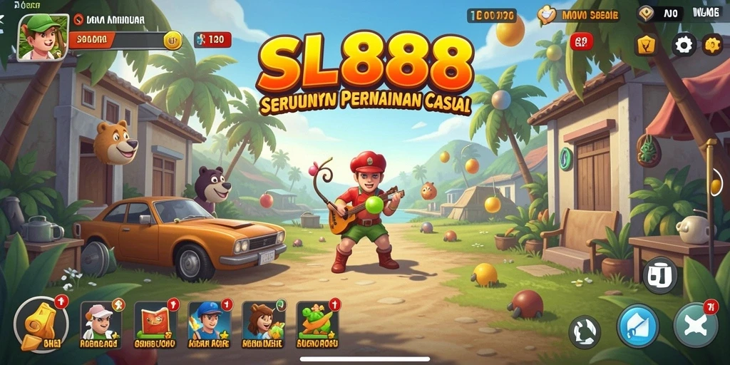 Tampilan gameplay <strong>SL888</strong> yang menarik dan penuh warna.
