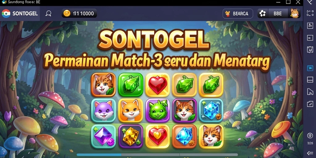 Tangkap momen seru dalam permainan Match-3 SONTOGEL.